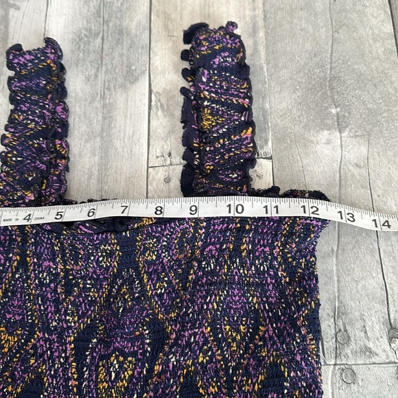 URBAN OUTFITTERS | Culotte Boho Printed Smocked Jumpsuit S - Picture 7 of 12